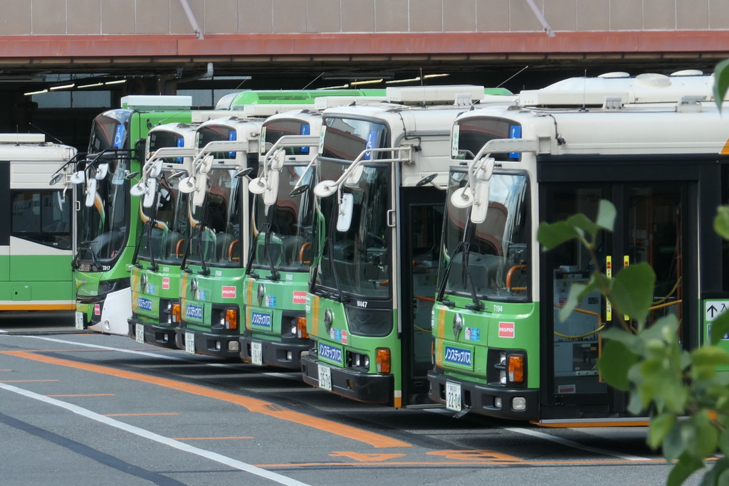 バスの車庫