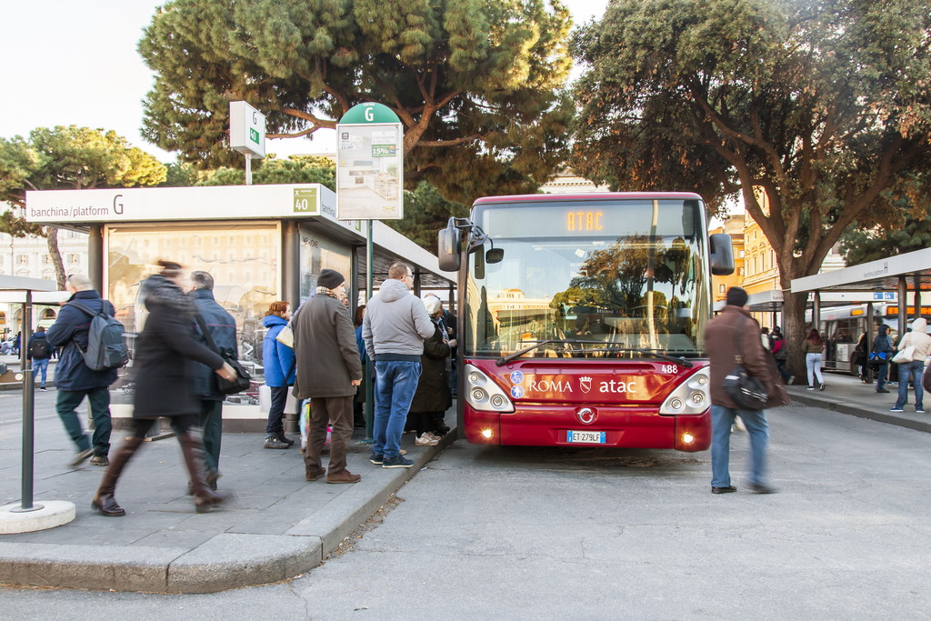 イタリアの路線バス